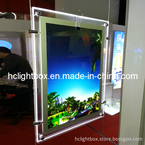 Acrylic 2 Sided Picture Frame Double Sided LED Acrylic Frame Light Box